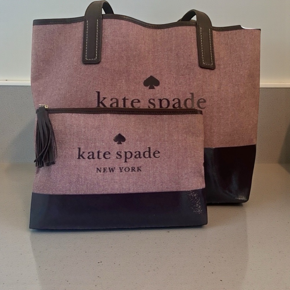 Kate Spade 💕 New York Ash Tote with Matching Pouch💕